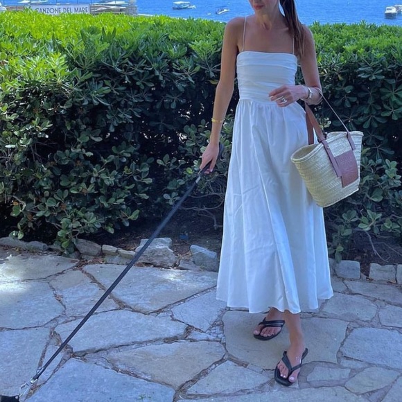Reformation | Dresses | Reformation Lissa Dress White | Poshmark